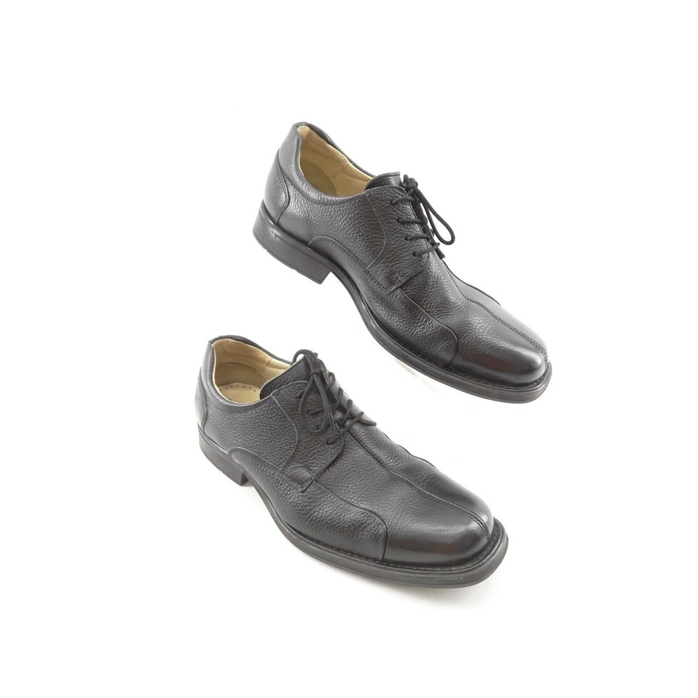 Studio Belvedere BAY BRIDGE Black‎ Leather Mens Oxford Dress Shoes Sz 10.5 D